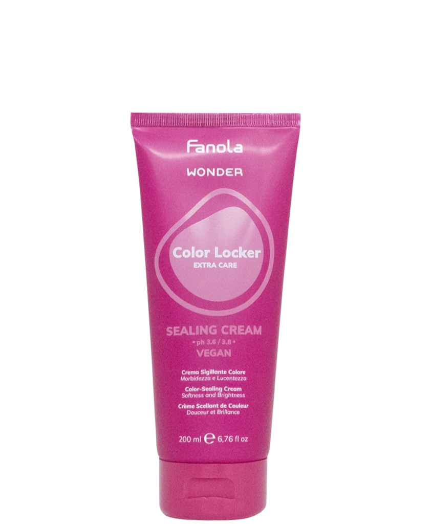 Fanola Wonder Color Locker Sealing Cream — крем для фарбованого волосся, 200 мл